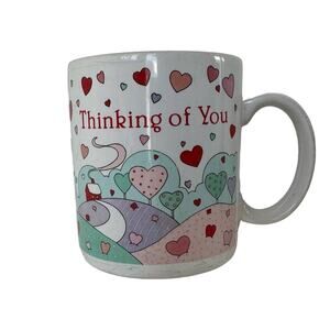 Vintage Hallmark Thinking of You Mug, 1985 coffee mug